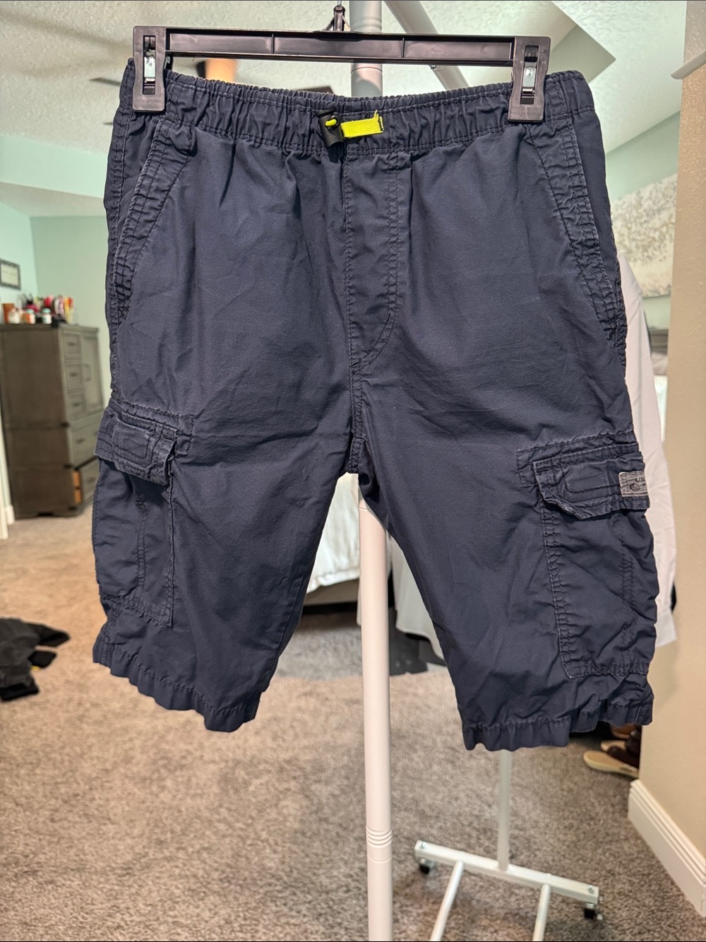UNIONBAY Navy Cargo Shorts with Elastic Waist